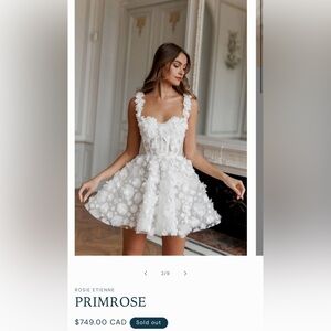 Rosie Etienne Primrose Bridal Mini Dress
